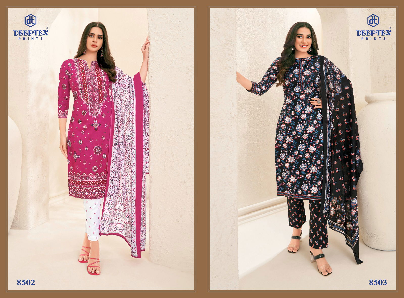 Miss India Vol 85 By Deeptex Printed Cotton Printed Dress Material Wholesale Suppliers In Mumbai
